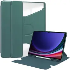 Samsung Galaxy Tab S10 Ultra Fodral 360&deg; Rotation Gr&ouml;n