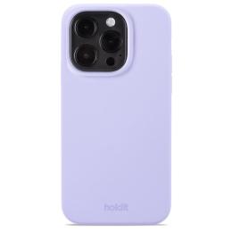 holdit iPhone 15 Pro Mobilskal Silikon Lavender