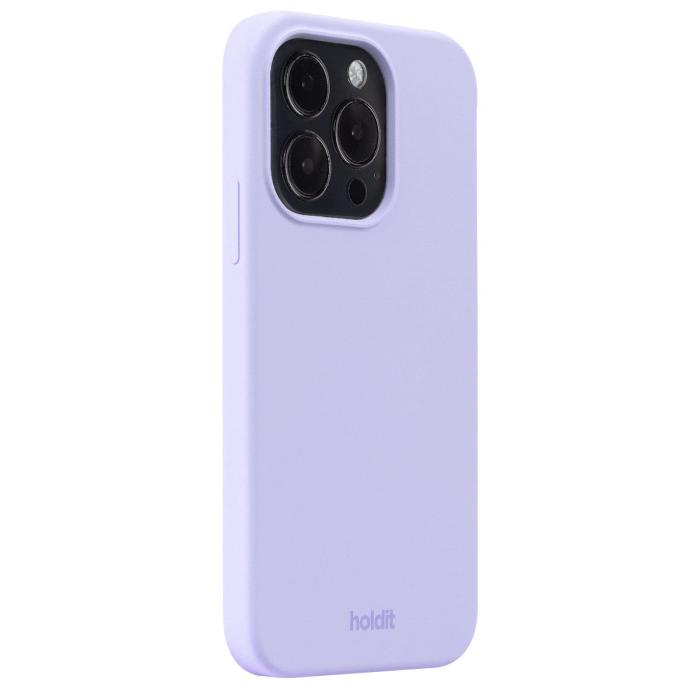 Bild 2, holdit iPhone 15 Pro Mobilskal Silikon Lavender