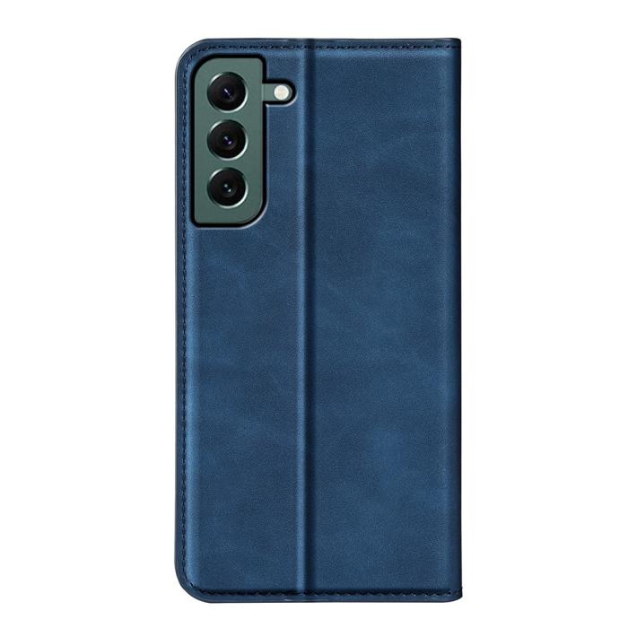 Bild 6, Samsung Galaxy S23 Plus Flip Fodral Skin Touch Blå