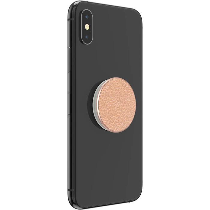 Bild 6, PopSockets Avtagbart Grip med Ställfunktion Premium Pebbled Vegan Leather