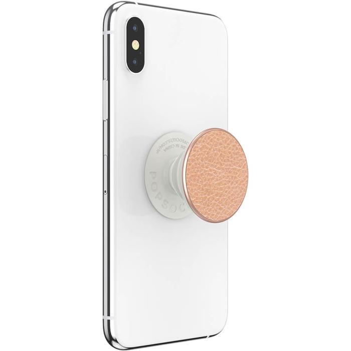 Bild 9, PopSockets Avtagbart Grip med Ställfunktion Premium Pebbled Vegan Leather