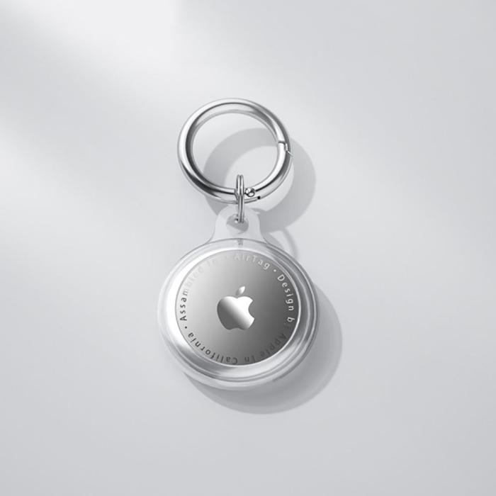 Bild 3, Tech-Protect Apple AirTag Hållare Nyckelring Icon Transparent