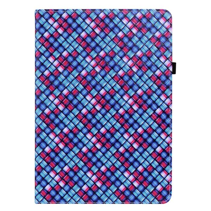 Bild 2, iPad Air 2020/2022 / Pro 11 2020/2021 Fodral Vävd Textur Blå/Rosa