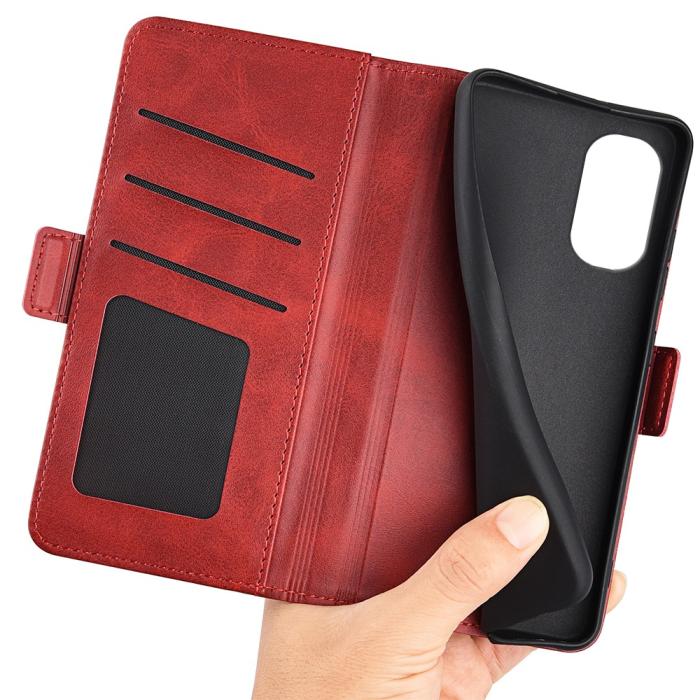 Bild 4, Motorola Moto G31 / G41 Fodral Med Magnetisk Stängning Röd