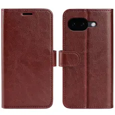 Google Pixel 10a Fodral Crazy Horse L&auml;der Brun