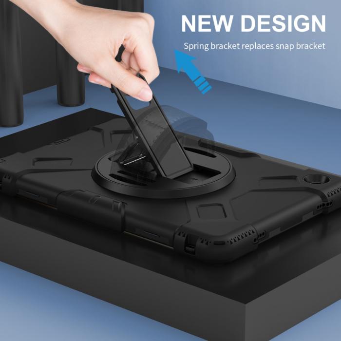 Bild 3, Samsung Galaxy Tab A9 Plus Skal 360 Rotation Shockproof Med Rem