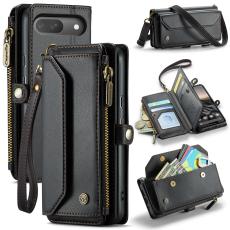 CASEME Google Pixel 10/10 Pro / 9/9 Pro Fodral L&auml;der Svart