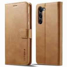 LC.IMEEKE Samsung Galaxy S24 Plus Fodral Läder Brun