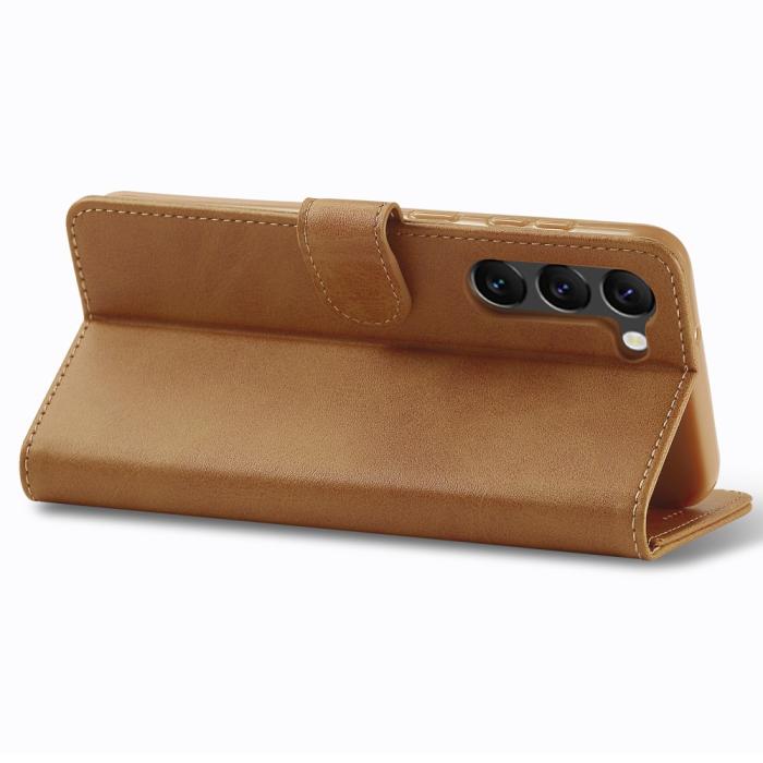 Bild 4, LC.IMEEKE Samsung Galaxy S24 Plus Fodral Läder Brun