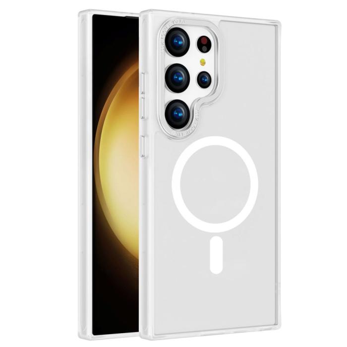 Bild 1, Galaxy S24 Ultra Skal MagSafe Skin Touch Vit