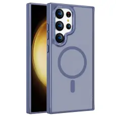 Galaxy S24 Ultra Skal MagSafe Skin Touch Blå