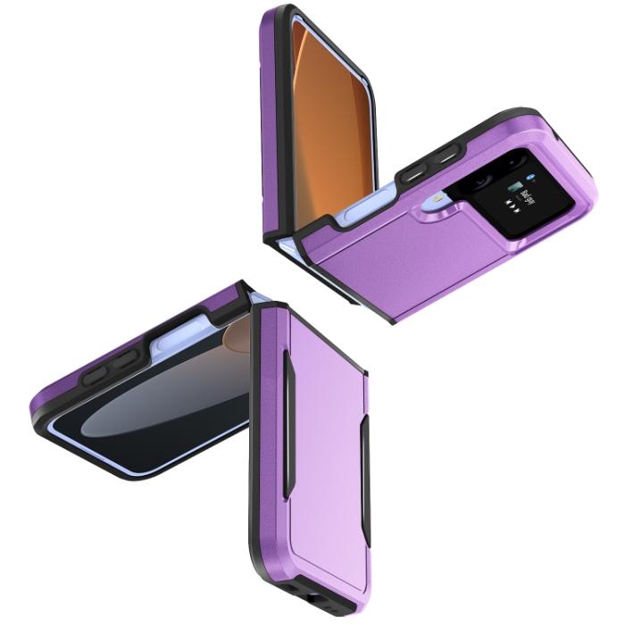 Bild 2, Samsung Galaxy Z Flip 4 Skal Heavy Armor Hybrid Lila