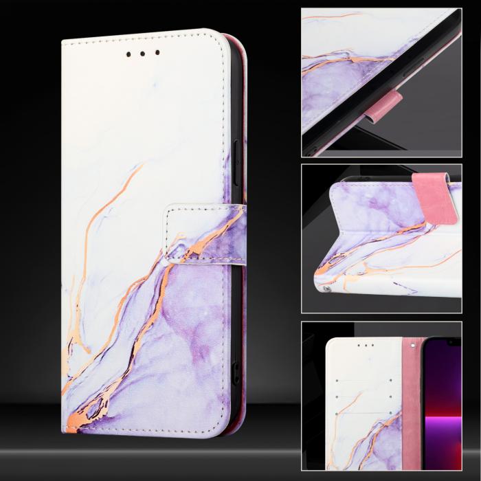 Bild 5, Samsung Galaxy S26 Fodral Marmor Vit / Lila