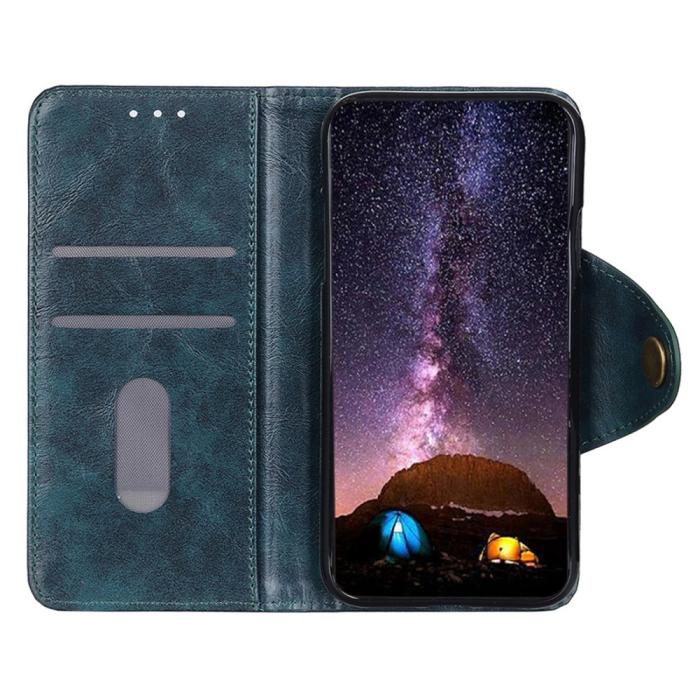 Bild 2, KHAZNEH Sony Xperia 1 V Fodral Magnetisk Mässing Blå