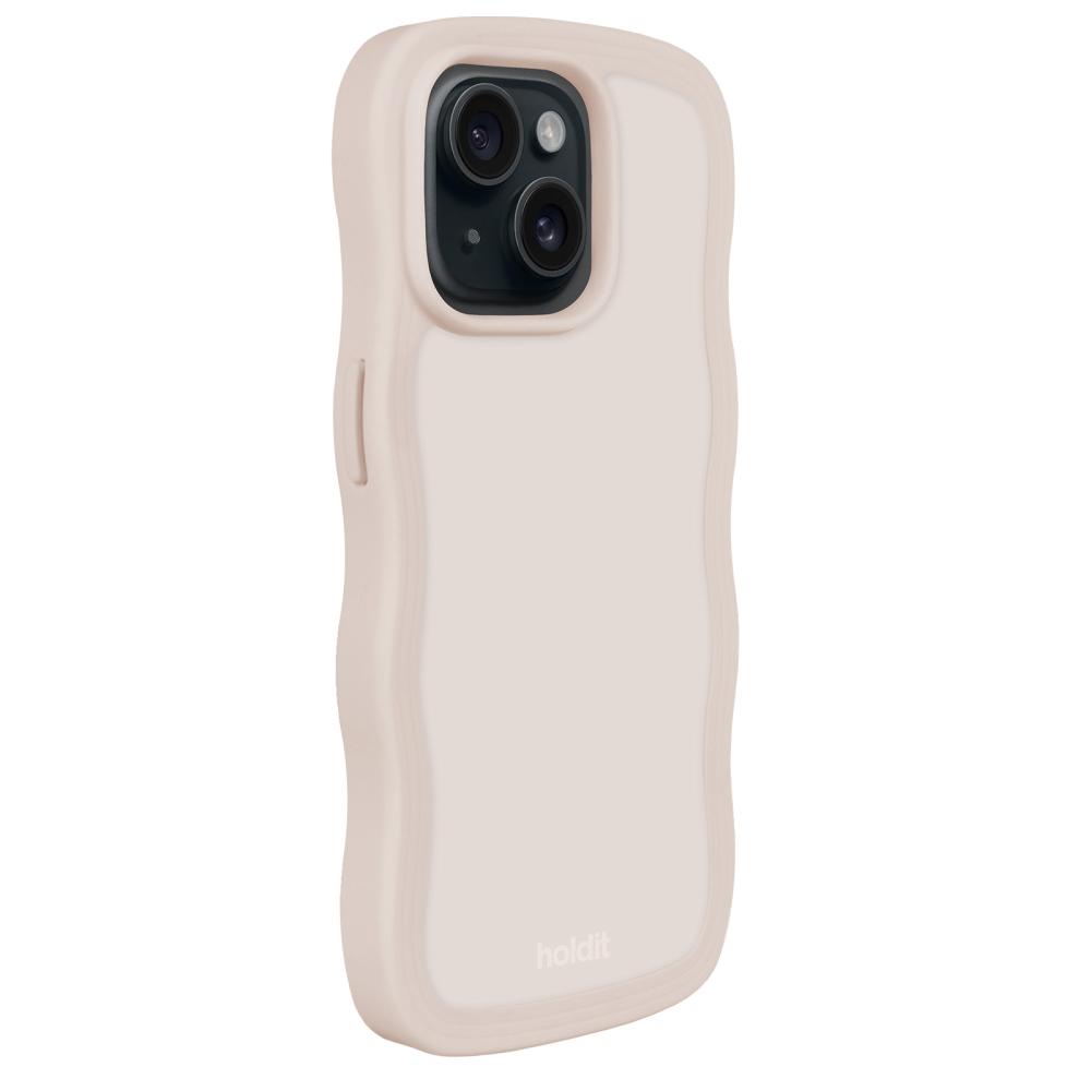 holdit iPhone 15/14/13 Skal Wavy Light Beige