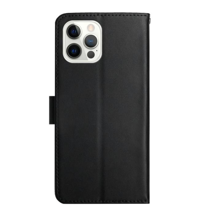 Bild 3, iPhone 15 Pro Max Fodral Premium Äkta Läder Svart