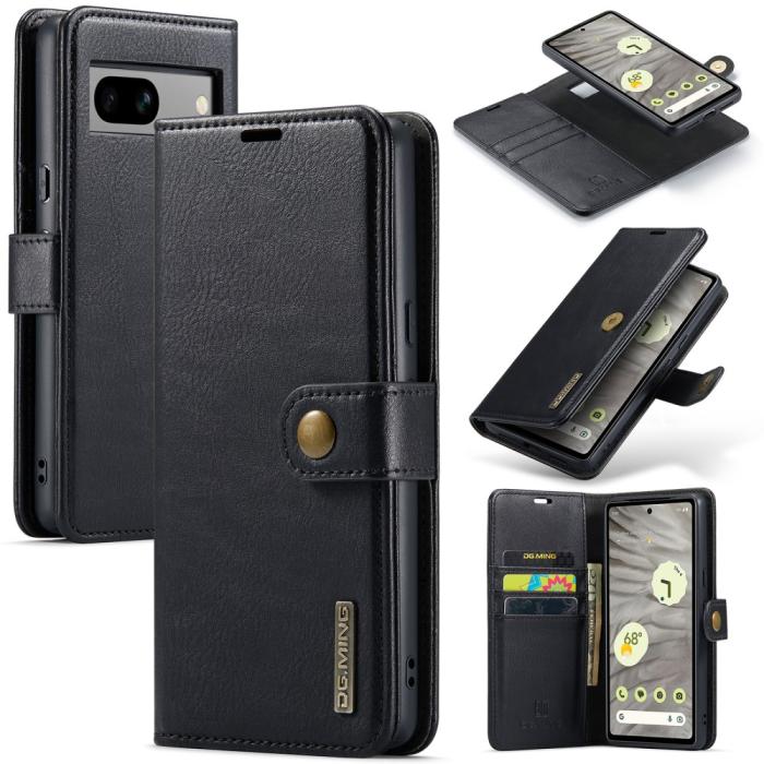 Bild 1, DG.MING Google Pixel 7A 2in1 Magnet Fodral / Skal Svart
