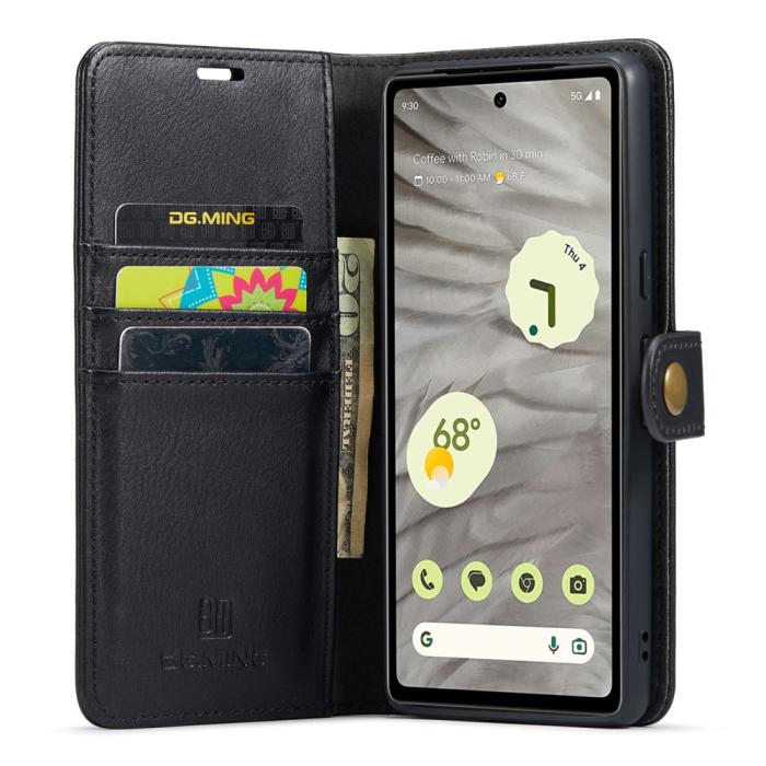 Bild 2, DG.MING Google Pixel 7A 2in1 Magnet Fodral / Skal Svart