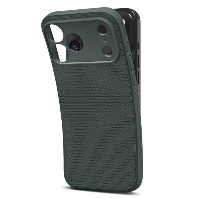 Bild 6, Spigen iPhone 17 Pro Skal Liquid Air Abyss Green