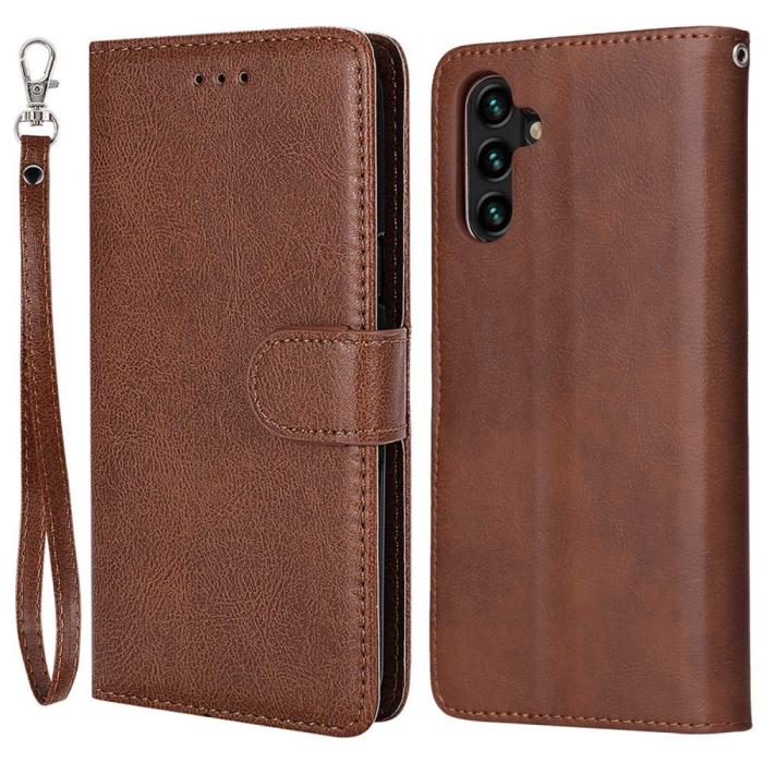 Bild 1, Samsung Galaxy A04s / A13 5G 2in1 Magnet/Plånboksfodral Brun
