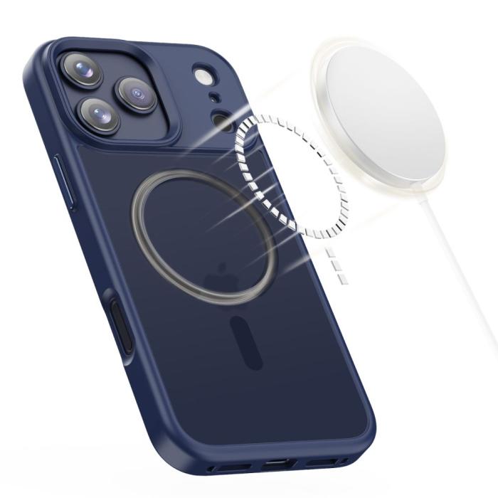 Bild 4, Tech-Protect iPhone 17 Pro Skal MagSafe MagMat Deep Blue