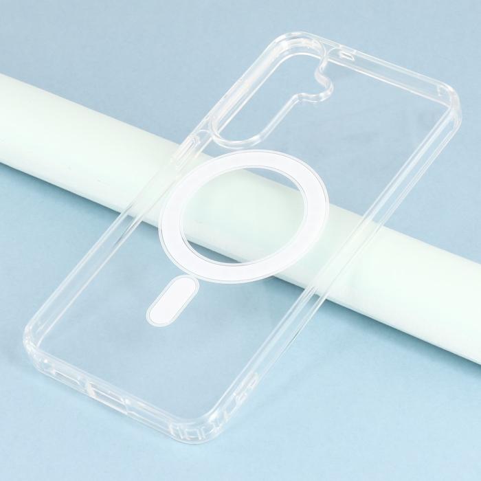 Bild 6, Samsung Galaxy S25 Plus Skal MagSafe TPU / Akryl Transparent