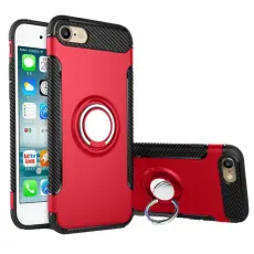 iPhone 6/6S - Ring Skal - Röd