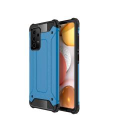 Samsung Galaxy A72 - Shockproof Armor Hybrid Skal - Blå
