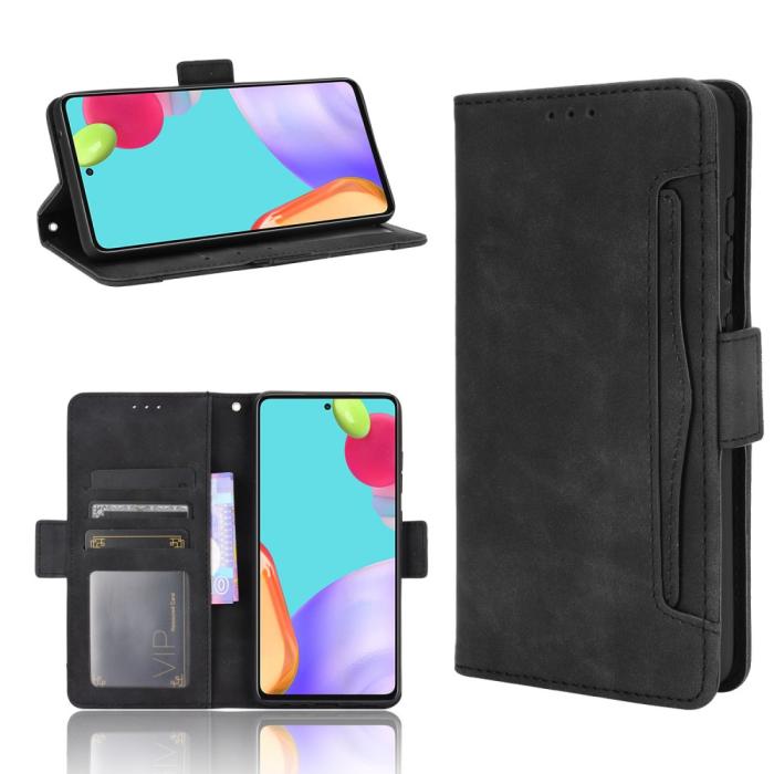 Bild 1, Samsung Galaxy A72 - Fodral Med Avtagbart Kortfodral - Svart