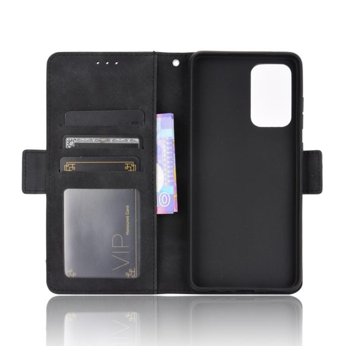 Bild 3, Samsung Galaxy A72 - Fodral Med Avtagbart Kortfodral - Svart