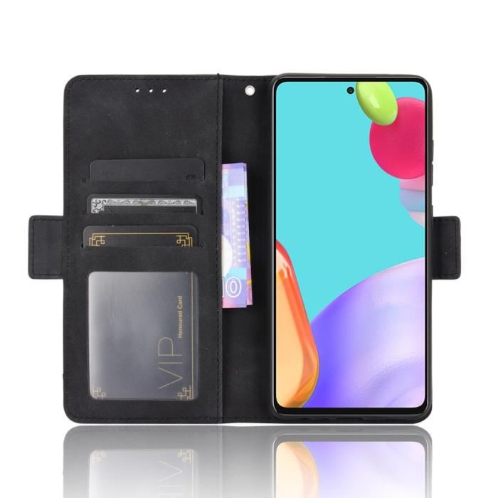 Bild 4, Samsung Galaxy A72 - Fodral Med Avtagbart Kortfodral - Svart