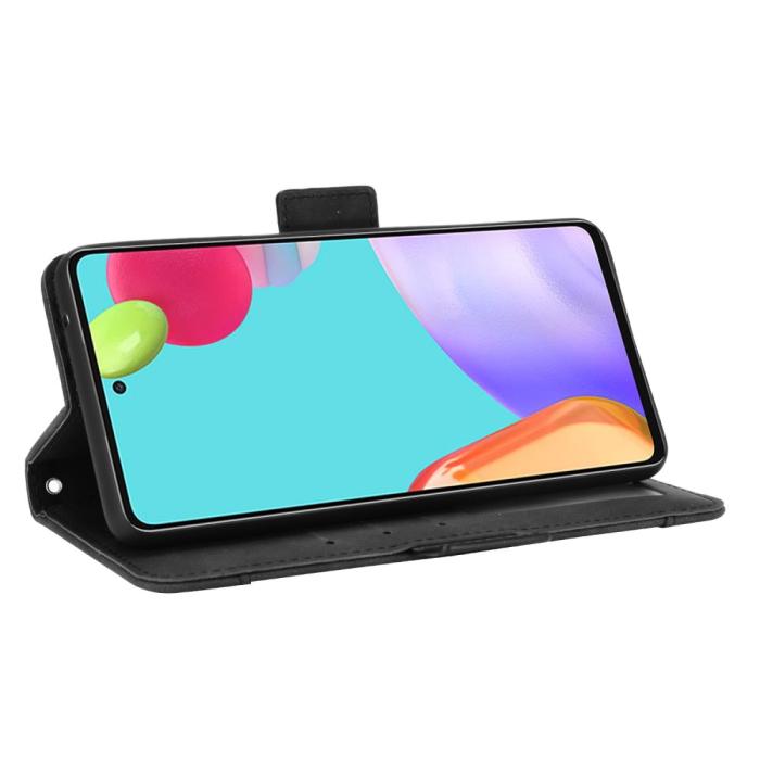 Bild 5, Samsung Galaxy A72 - Fodral Med Avtagbart Kortfodral - Svart