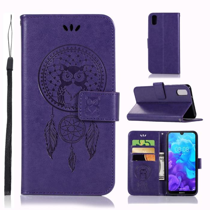 Bild 1, Huawei Y5 (2019) - Dreamcatcher Plånboksfodral - Lila