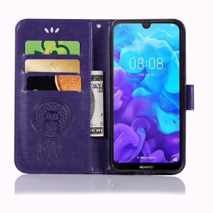 Bild 4, Huawei Y5 (2019) - Dreamcatcher Plånboksfodral - Lila