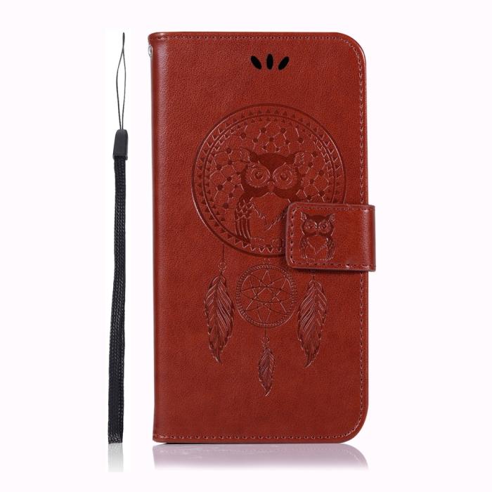 Bild 2, Huawei Y5 (2019) - Dreamcatcher Plånboksfodral - Brun