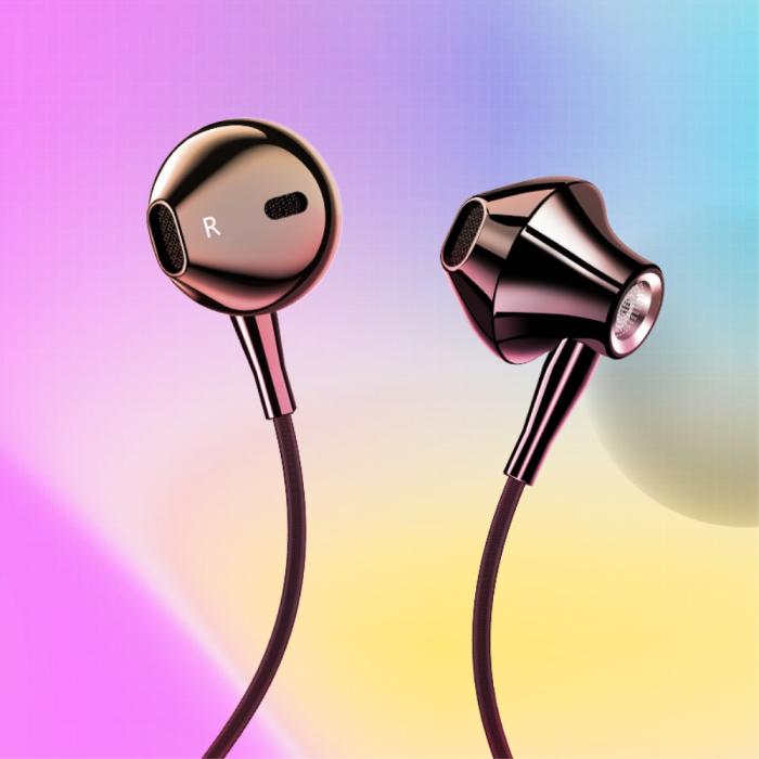 Bild 2, USAMS US-SJ257 EP-25 - Type-C In-Ear Hörlurar - Svart