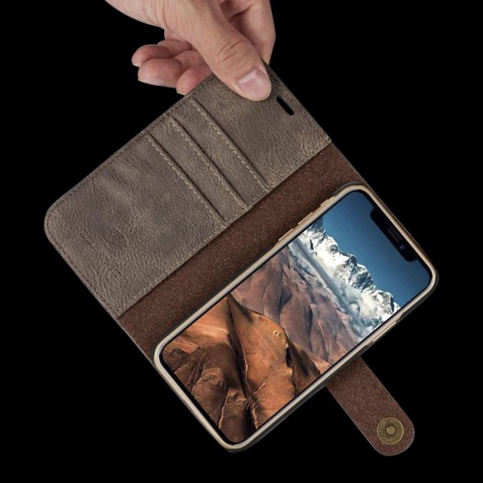 Bild 2, iPhone X/Xs - DG.MING Plånboksfodral/Magnet Skal -