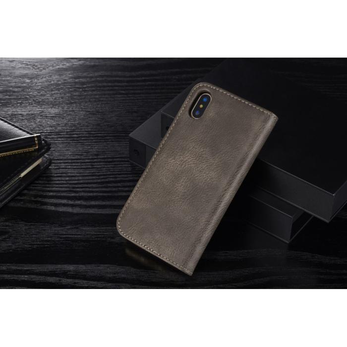 Bild 4, iPhone X/Xs - DG.MING Plånboksfodral/Magnet Skal -