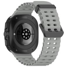 Galaxy Watch Ultra (2025) 47 mm Armband Wave Design Grå