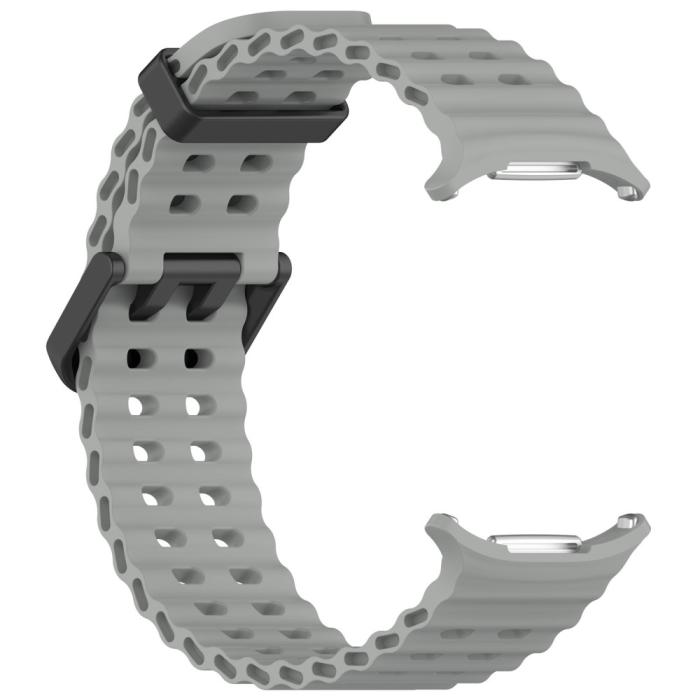 Bild 3, Galaxy Watch Ultra (2025) 47 mm Armband Wave Design Grå