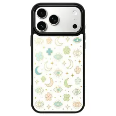 iPhone 18 Pro / 17 Pro Skal MagSafe UV-M&ouml;nster M&aring;nar