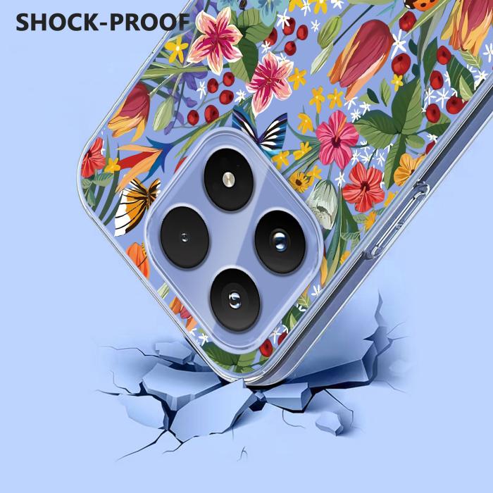 Bild 2, Xiaomi 17 Skal TPU Blommor Liljor