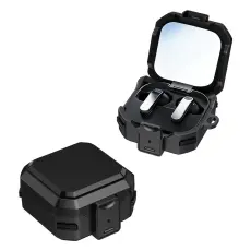 Samsung Galaxy Buds 4/4 Pro Skal Shockproof Hybrid Svart