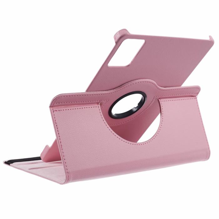 Bild 5, Lenovo Tab M11 Fodral 360° Rotation Ljus Rosa