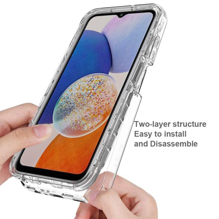 Bild 3, Samsung Galaxy A15 5G 360° Shockproof Hybrid Skal Transparent