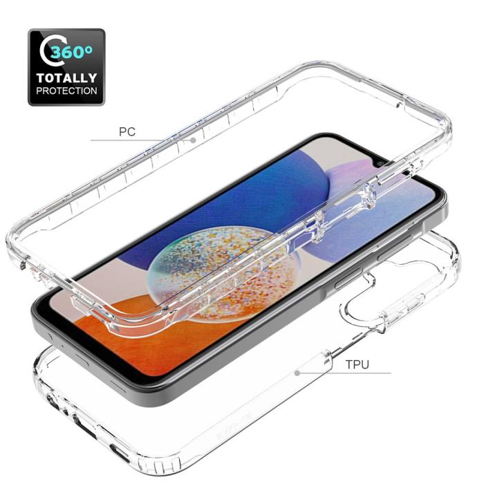 Bild 4, Samsung Galaxy A15 5G 360° Shockproof Hybrid Skal Transparent