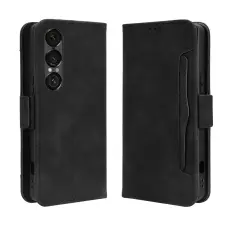 Sony Xperia 1 VII Fodral Med Avtagbart Kortfodral Svart