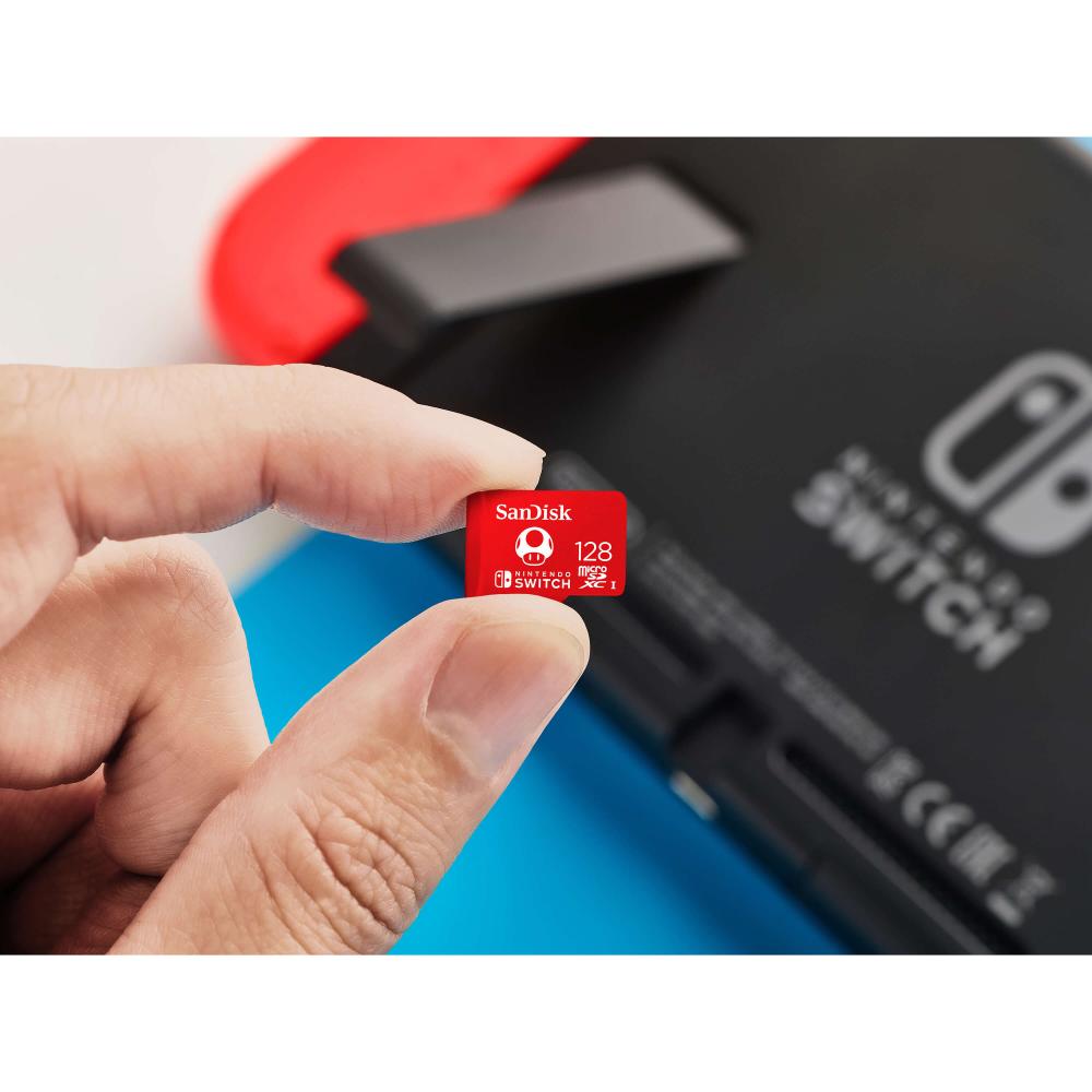 SanDisk MicroSDXC Nintendo Switch 128GB UHS-I,100/90