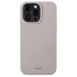 holdit iPhone 15 Pro Max Mobilskal Silikon Taupe